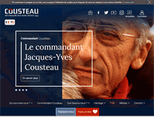 Tablet Screenshot of cousteau.org